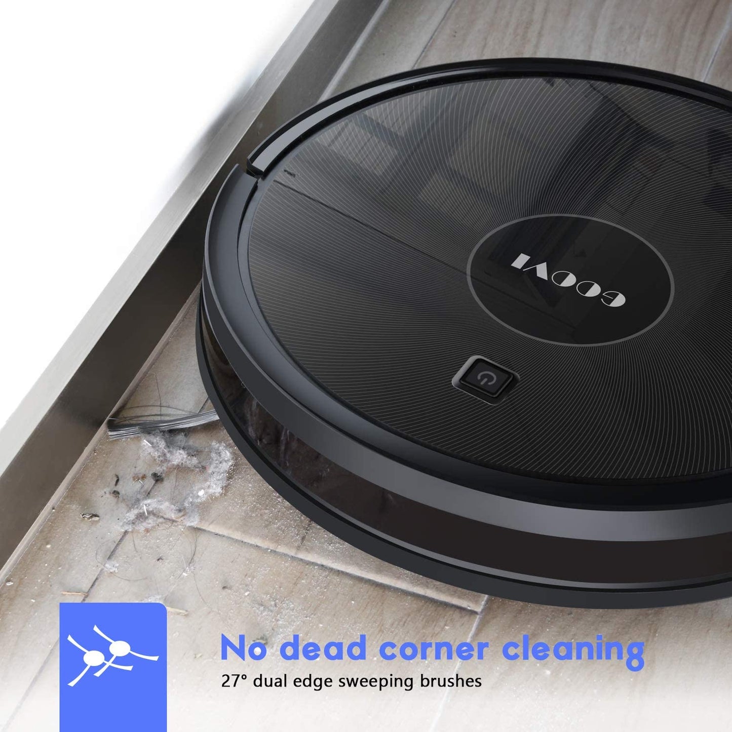 GOOVI D380 Smart Automatic Self Charge 1600Pa Nidec Brushless DC Motor Cleaning Robot Vacuum Cleaner baby magazin 