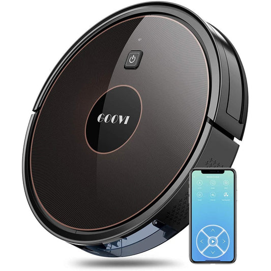 GOOVI D382 WiFi Wireless Mini Household Automatic Cleaning Robot Vacuum Cleaner for Home Pet baby magazin 