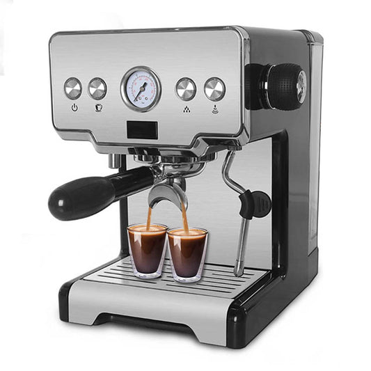 GZKITCHEN Coffee Machine Espresso Coffee maker  for Home use 15 Bar Italian Semi-automatic baby magazin 