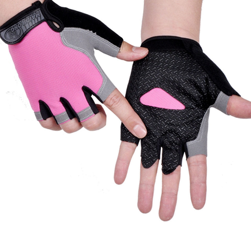 HOT Cycling Anti-slip Anti-sweat Men Women Half Finger Gloves Breathable Anti-shock Sports Gloves Bike Bicycle Glove baby magazin 