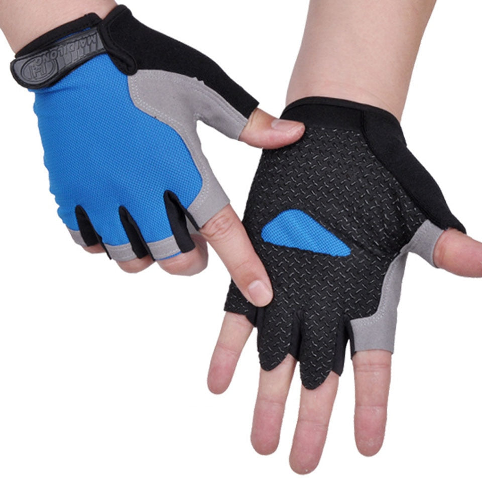 HOT Cycling Anti-slip Anti-sweat Men Women Half Finger Gloves Breathable Anti-shock Sports Gloves Bike Bicycle Glove baby magazin 