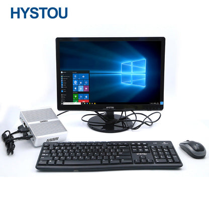 HYSTOU Mini Computadora Para Juegos de escritorio i3 7167U Desktops PC Gamer Computadoras baby magazin 
