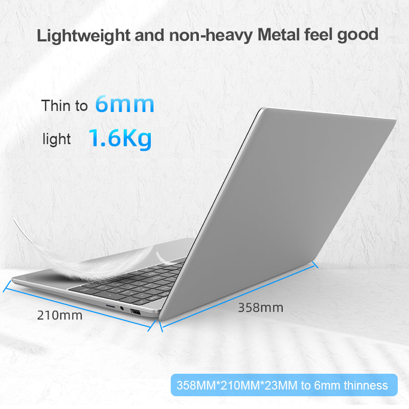 High Quality Laptops Wide Touch Pad 15.6 inch N5095 Silver Laptop Win10 Business Laptop baby magazin 