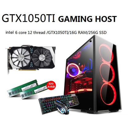 Hot sale I5 10600kf  6core 4.1GHz gtx1050ti Live Game Desktop PC eating chicken computer host DIY assembly machine in stock baby magazin 