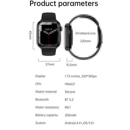 Hot sale NEW GW67 Pro Max series 7 Smart Watch IP68 Waterproof Custom Dial women men Smartwatch for iphone for samsung baby magazin 