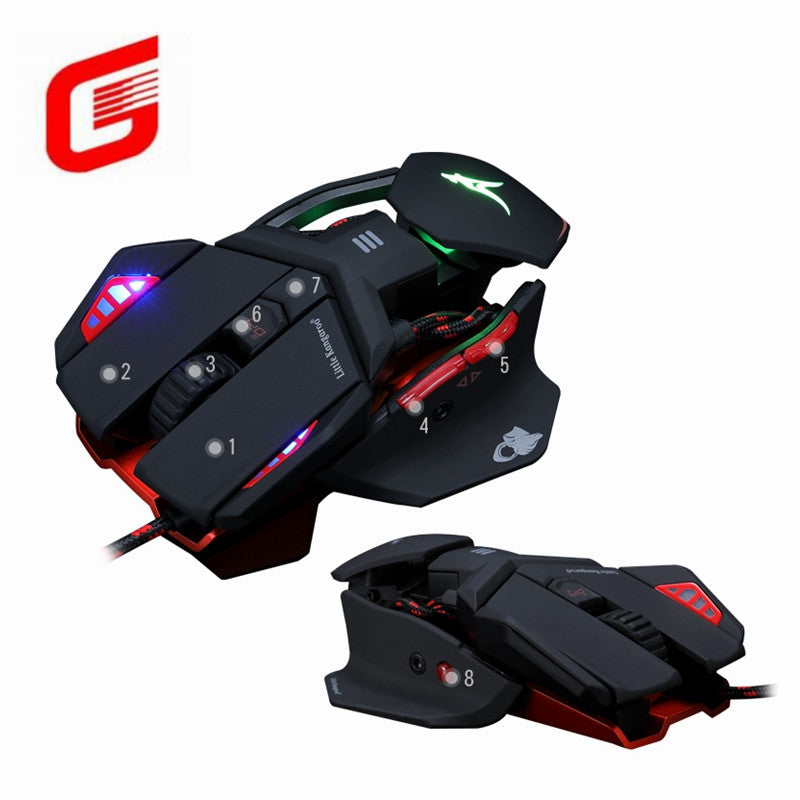 Hot sale X18 6400DPI Wired Gaming Mouse HERO Engine RGB Gaming Mouse baby magazin 