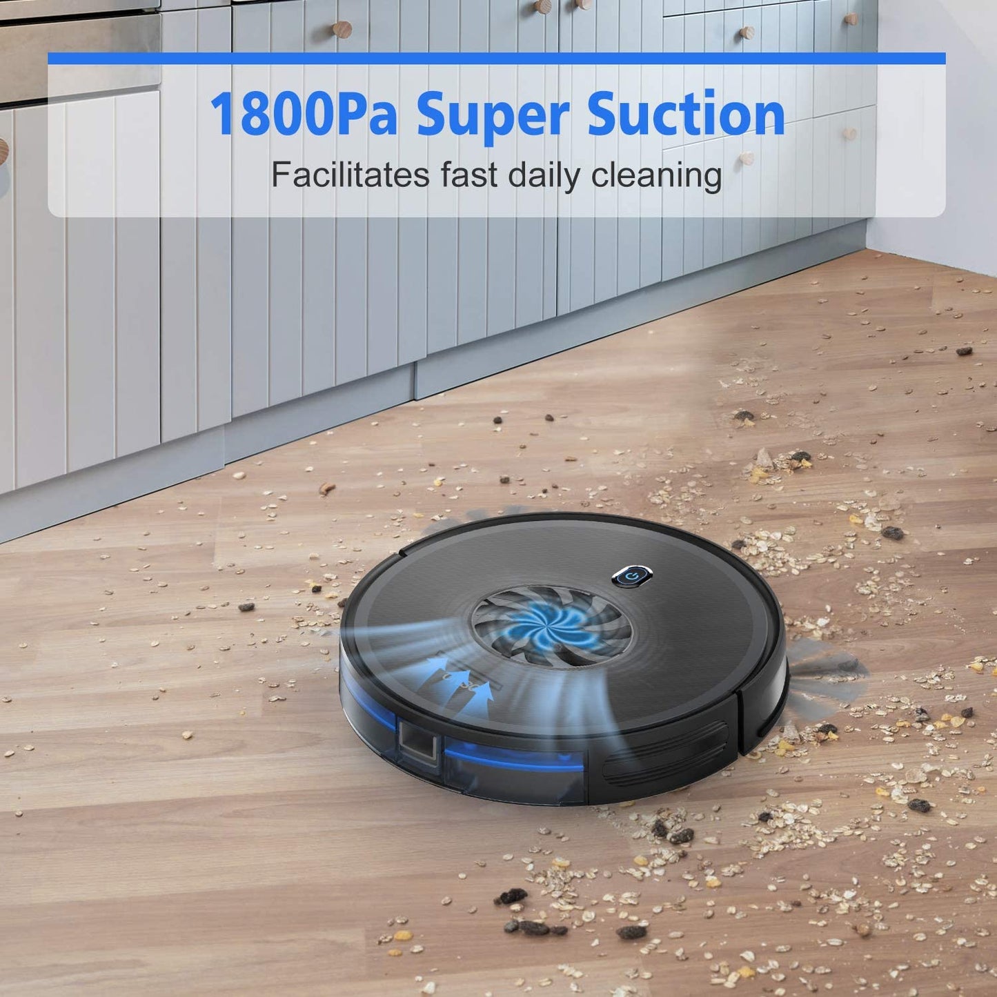 Household 120 min working 1800Pa robot vacuum cleaning robot vacuum cleaner baby magazin 