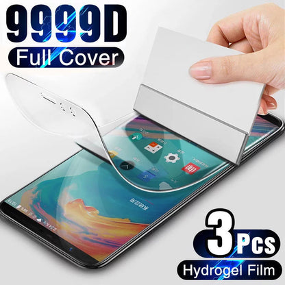 Hydrogel Film on the Screen Protector For OnePLus 7T 6T 5T 8T Pro Full Cover Soft Screen Protector For OnePLus 7 6 5 8 9 9R Nord baby magazin 