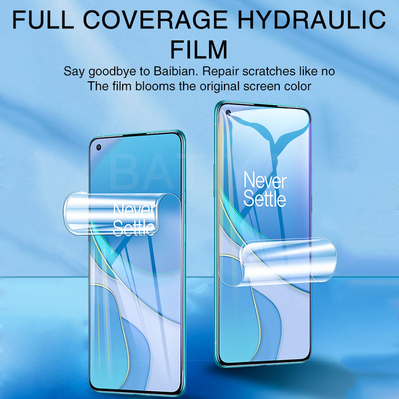 Hydrogel Film on the Screen Protector For OnePLus 7T 6T 5T 8T Pro Full Cover Soft Screen Protector For OnePLus 7 6 5 8 9 9R Nord baby magazin 