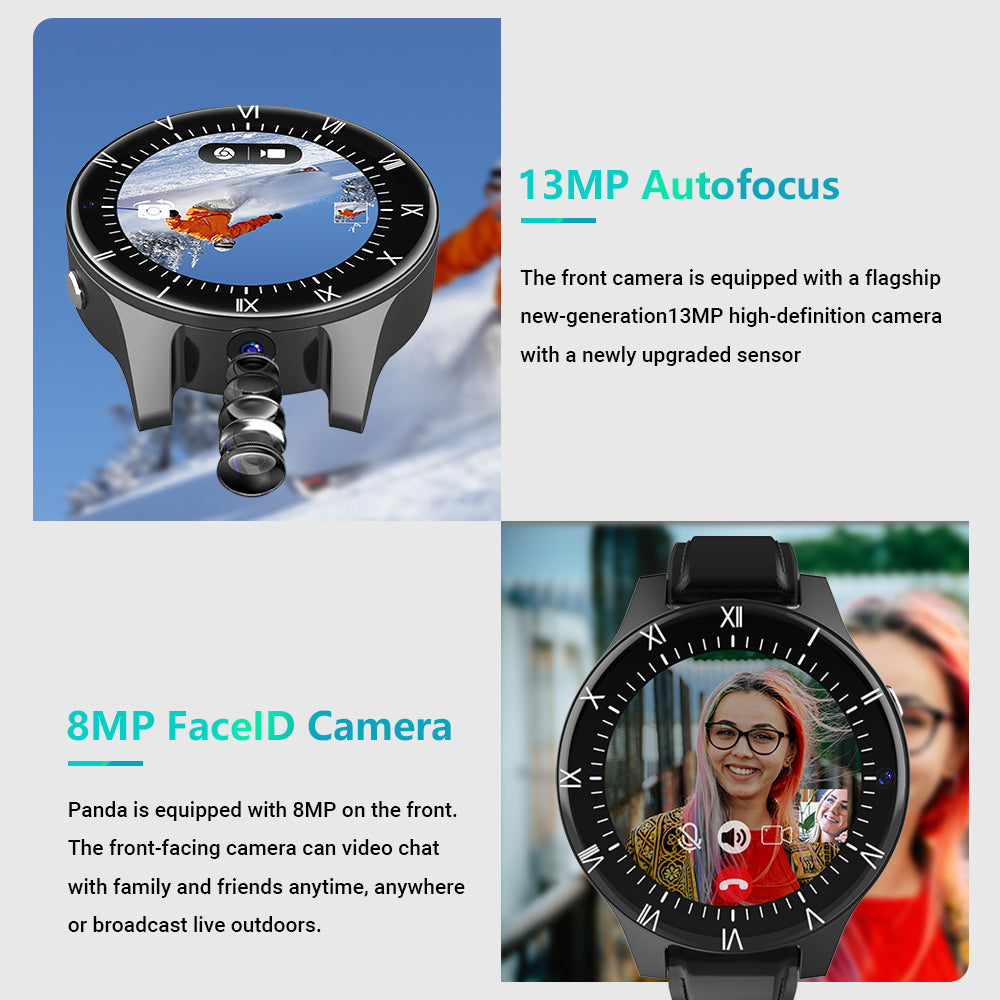 IP68 waterproof self-focusing smart watch under-screen camera diving climbing skiing sports modes gps 4g sim card smartwatch baby magazin 