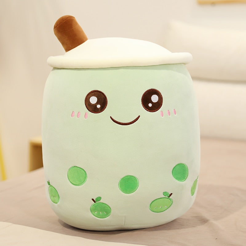 Kawaii Room Decor Bubble Tea Plush Toy Stuffed Animal Cute Food Plush Cup Milk Tea Boba Plush Soft Cushion Birthday Gift Plushie baby magazin 