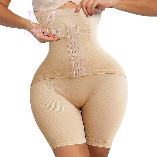 LANFEI Womens Firm Tummy Control Butt Lifter Shapewear High Waist Trainer Body Shaper Shorts Thigh Slim Girdle Panties with Hook baby magazin 