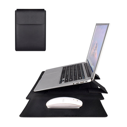 LYMECH  2021 New Wholesale  PU Leather Sleeve Case For Laptop Leather Stand Cover Portable Notebook Protector Bag 2022 baby magazin 