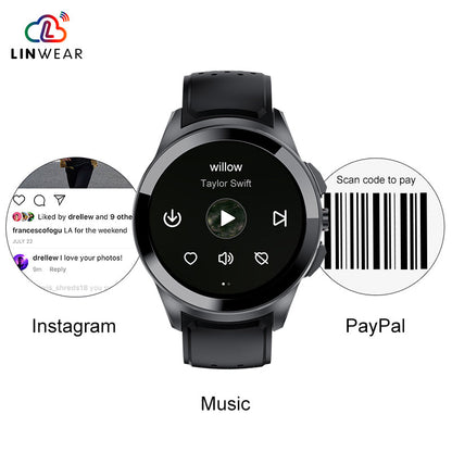 Linwear Lt10 Smartwatch Sdk/Fcc 4G Gps Touch Screen 2021 Heart Rate Monitor Oem/Odm For Ios Samsung Fitness Tracker Watch baby magazin 