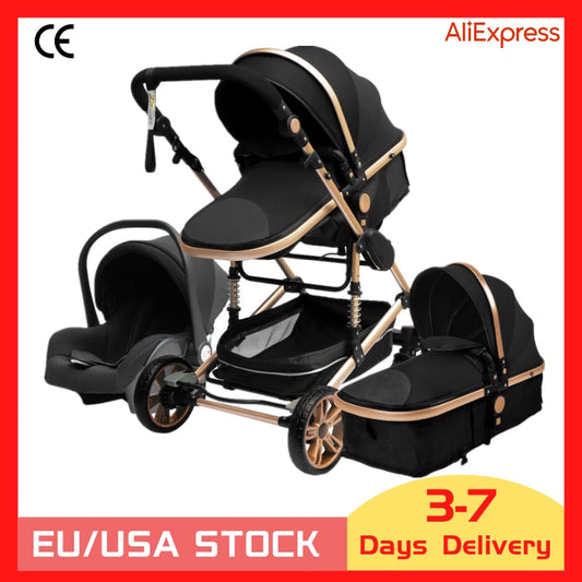 Luxurious Baby Stroller 3 in 1