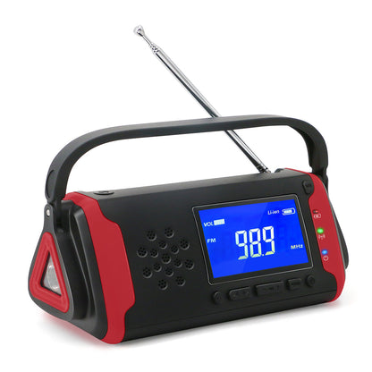 MD-097 solar charging radio multifunction emergency radio baby magazin 
