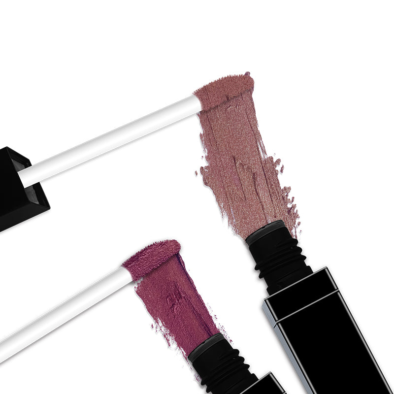 Matte liquid lipstick vegan korean cosmetics lipstick nude red color create your own line of lipstick set baby magazin