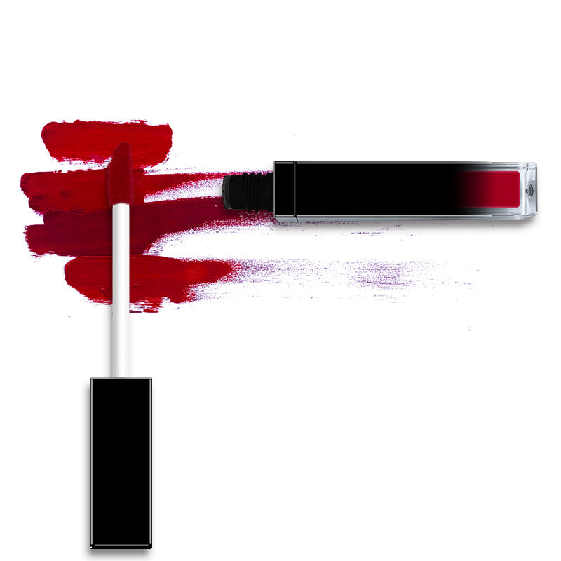 Matte liquid lipstick vegan korean cosmetics lipstick nude red color create your own line of lipstick set baby magazin