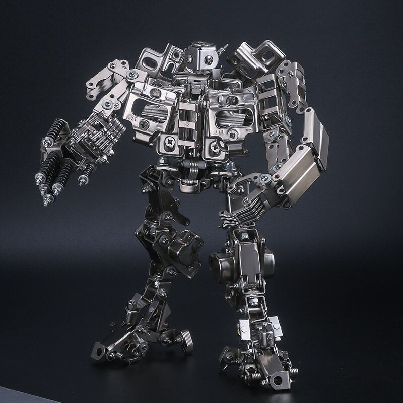 Mechanical Party Deformation Toy Metal King Kong Robot Assembly Model Adult/Child Decompression Puzzle Gift baby magazin 