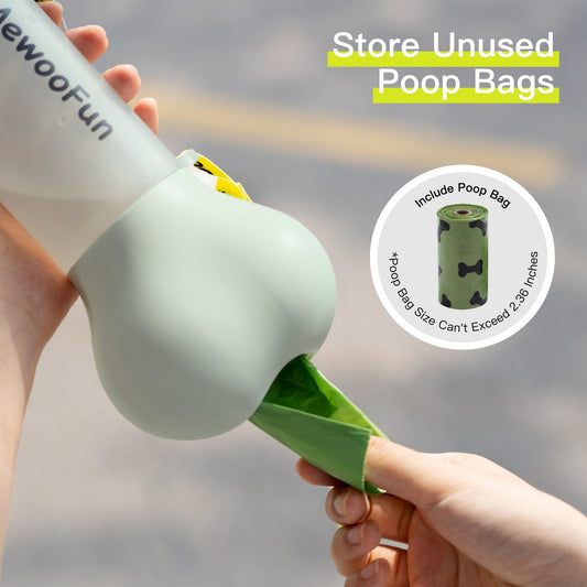 Mewoofun Pet Dog Water Bottle Feeder Bowl 2 in 1 Leak Proof Portable Food Bottle Pets Outdoor Travel Drinking Include Poop Bag baby magazin 