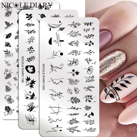 flower templates for nails
