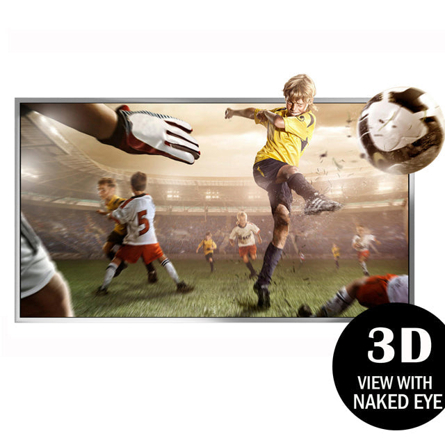 Naked Eye 3d Advertising Player 4k HD resolution Glasses-free 3D portable display monitor baby magazin 