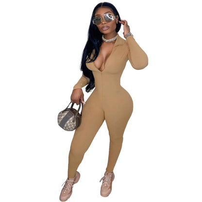New Arrivals 2022 long sleeve Bodysuit for ladies one piece jumpsuits sexy womens playsuit baby magazin 