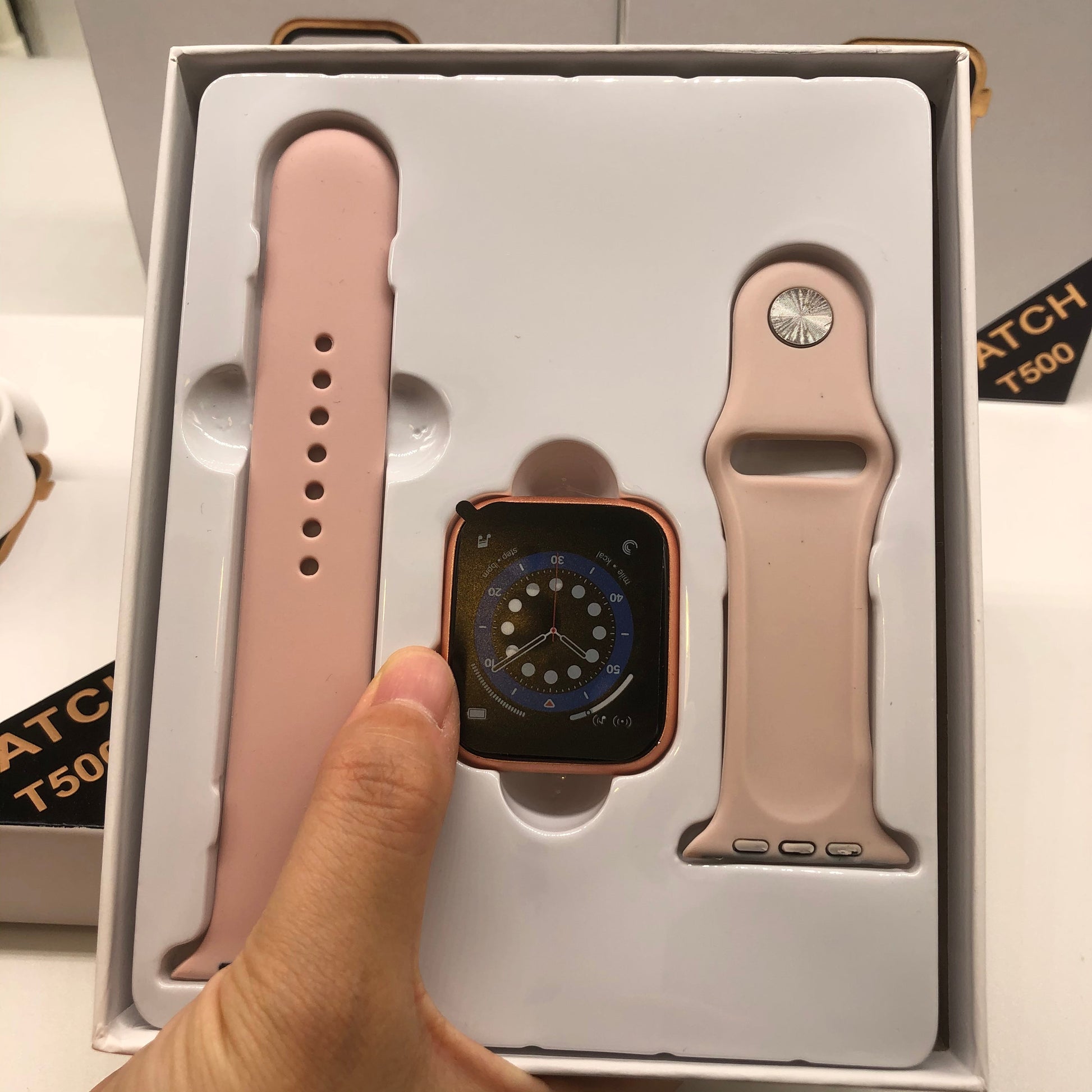 New Arrivals hot sale smart Watch T500 BT call heart rate blood pressure wrist waterproof running electronic smar t watch baby magazin 