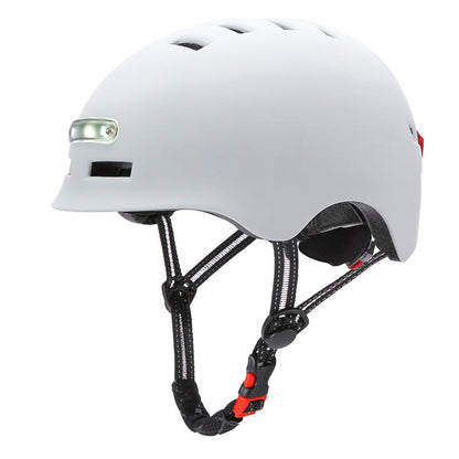 New Bicycle Helmet For Men and Women Skateboard Sports Safety Helmet Front And Rear LED Lights Electric Scooter helmet baby magazin 