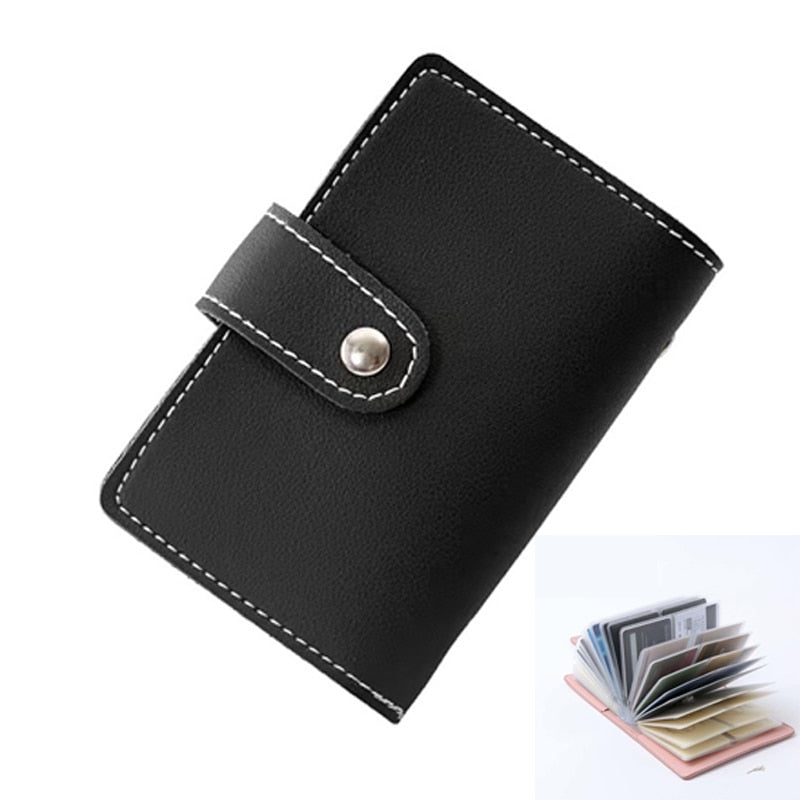 New Men women smart wallet Credit Bank card holder fashion purse Aluminum alloy Business Casual Mini wallet Brand PU Purse baby magazin 
