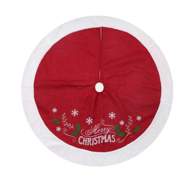 New product Christmas tree skirt merrychristmas pattern tree cushion Christmas tree bottom decoration baby magazin 