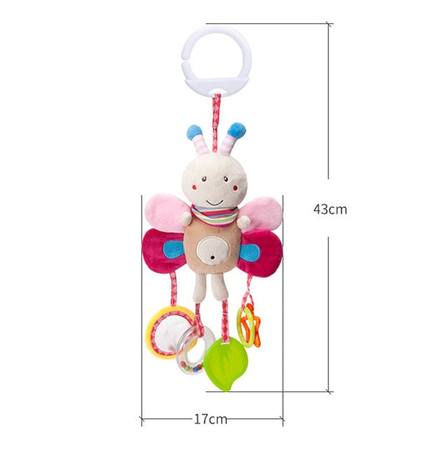 Newborn Baby Plush Stroller Toys Baby Rattles Mobiles Cartoon Animal Hanging Bell Educational Baby Toys 0-12 Months Speelgoed baby magazin 