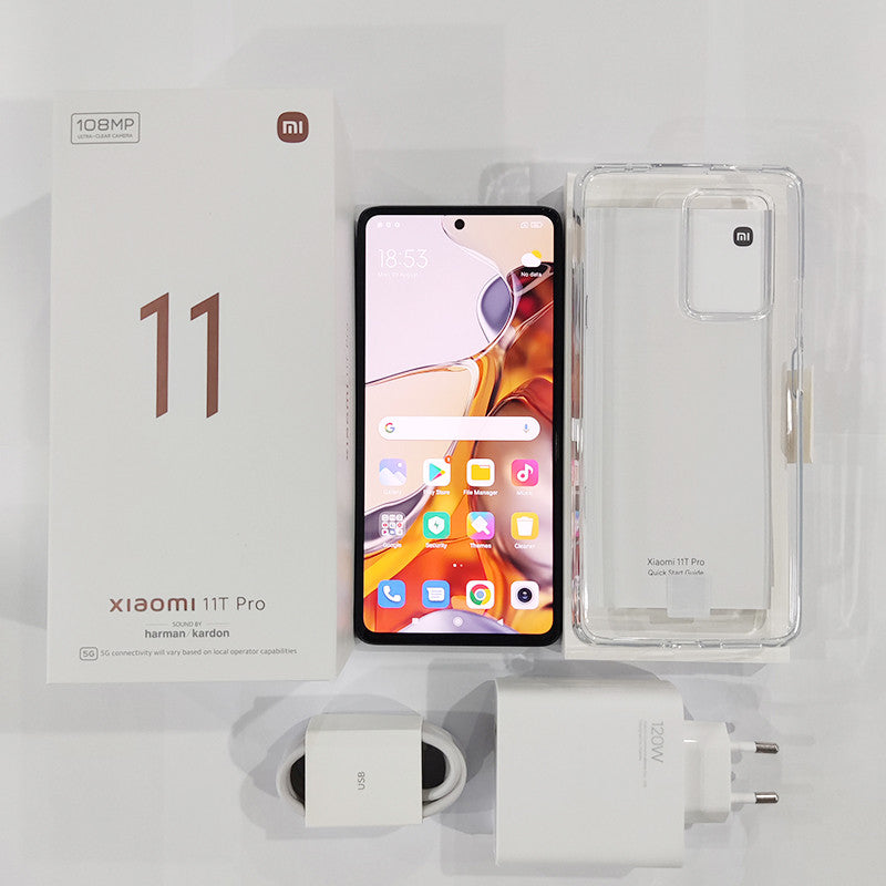 Newest Original Xiaomi Mi 11T Pro 5G NFC 8GB 256GB Global Version Mobile Phone 6.67 Display Snapdragon 888 5000mAh 108MP Camera baby magazin 