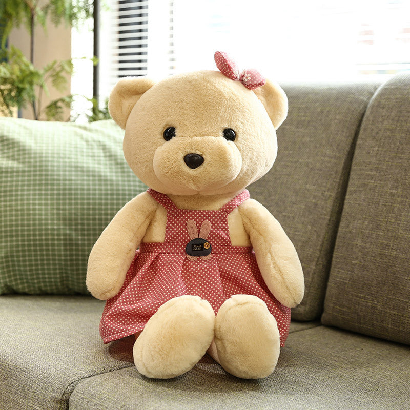 New Coco Bear Deni Teddy Bear Plush Toys Dressing Skirts Hugs Bear play Episy Virtue Festival - baby magazin 