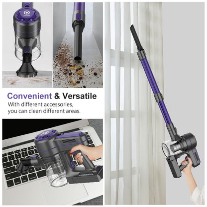ONSON A10 Pro 20Kpa Super Suction Handheld Retractable Stick Wireless Vacuum Cleaner for floor Carpet Pet Hair baby magazin
