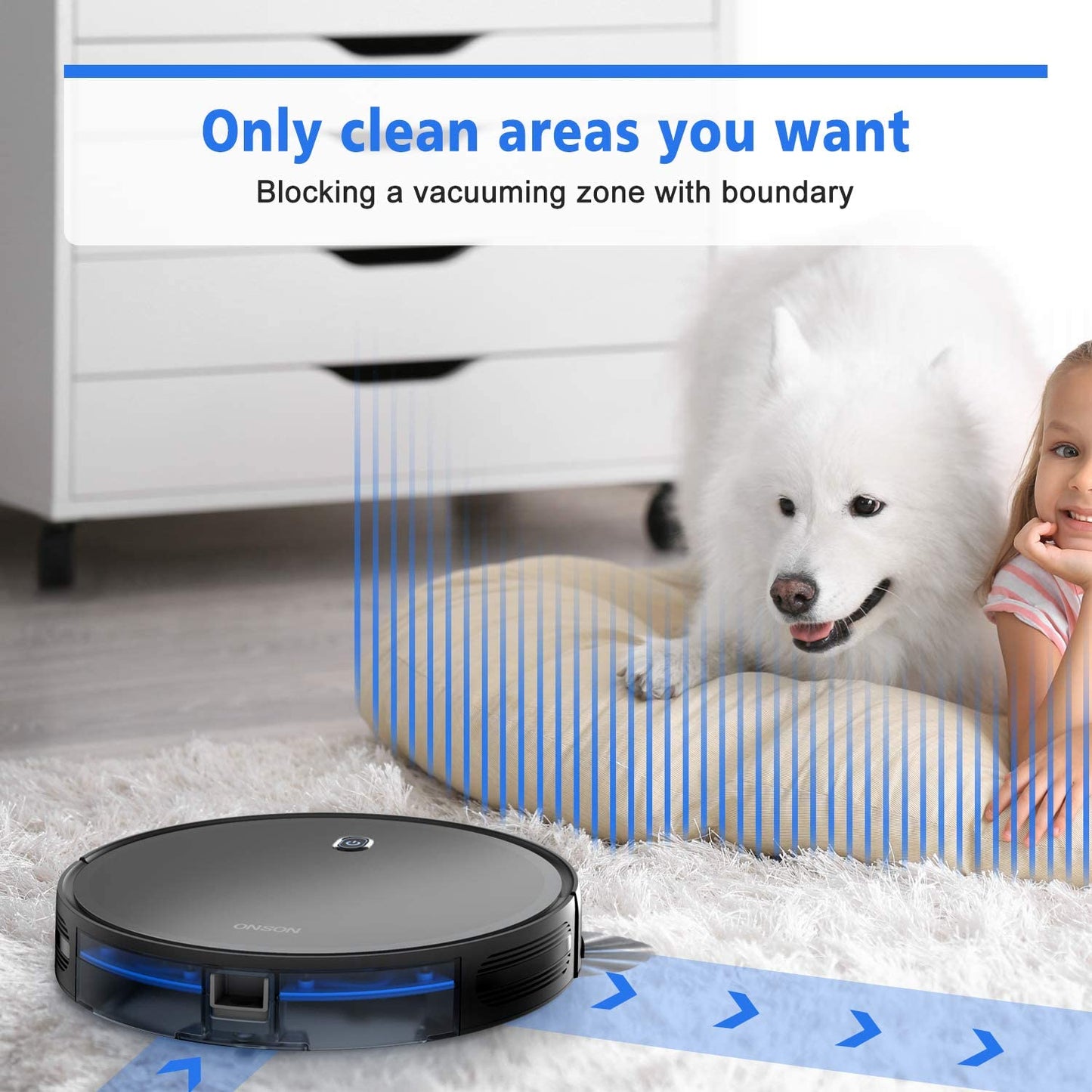 ONSON Intelligent Sweeper Remote Control Smart Home Vacuum Cleaner baby magazin 