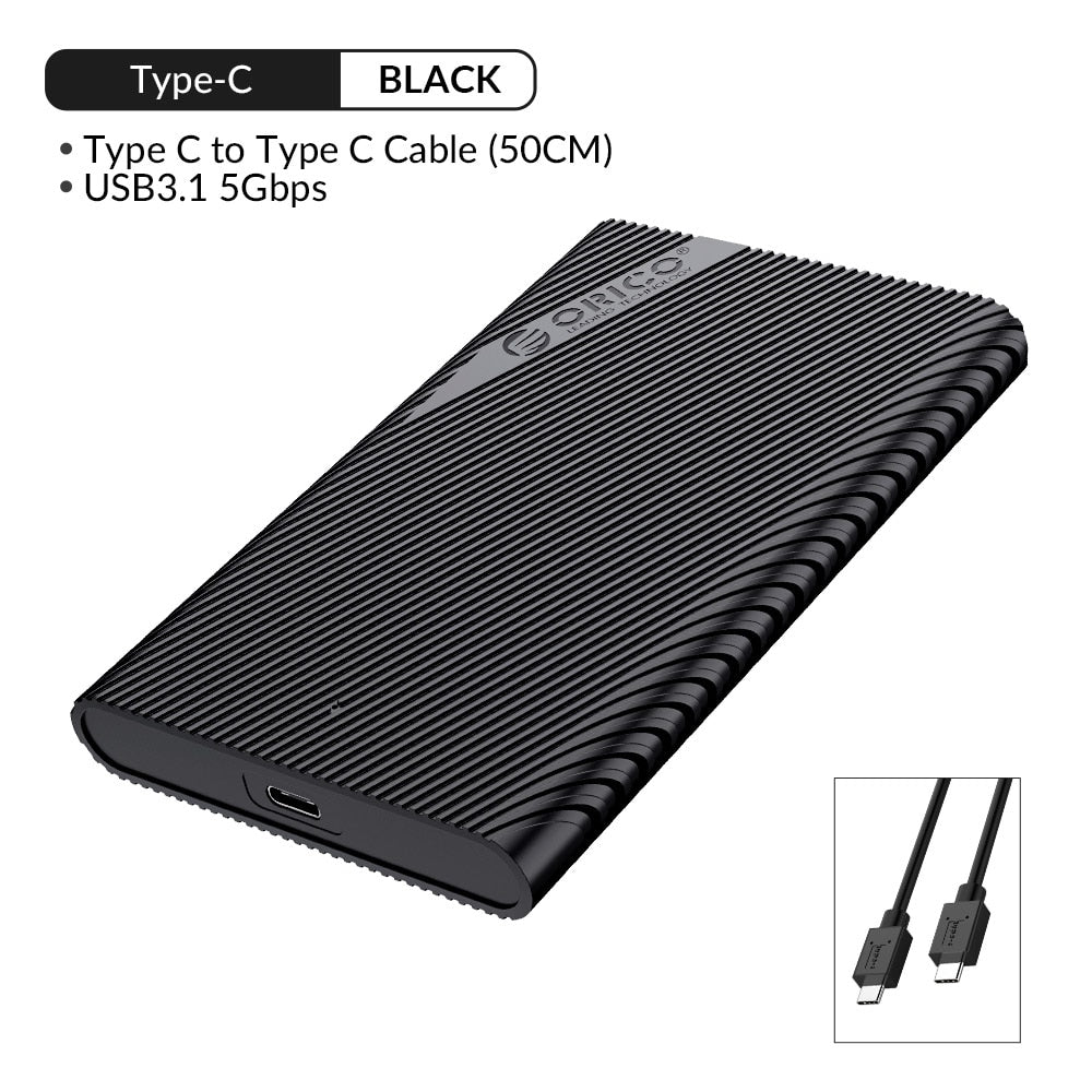 ORICO 2.5 inch HDD Case SATA to USB 3.0 HDD Enclosure External HD Case for 7-9.5mm HDD SSD Disk Case Hard Drive Box Support UASP baby magazin 