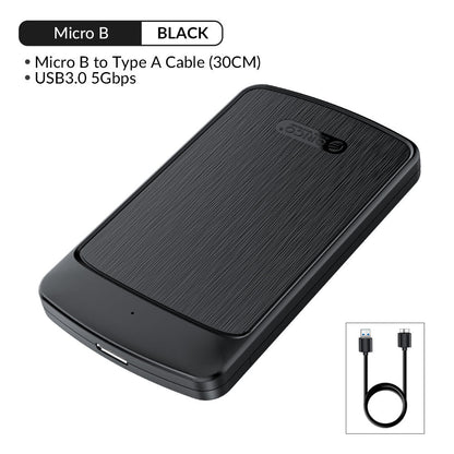 ORICO 2.5 inch HDD Case SATA to USB 3.0 HDD Enclosure External HD Case for 7-9.5mm HDD SSD Disk Case Hard Drive Box Support UASP baby magazin 