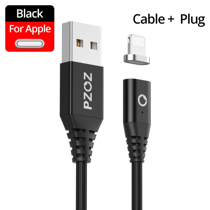 PZOZ Magnetic Cable Fast Charging Micro usb cable Type c Magnet Charger usb c Microusb Wire For iphone 12 11 pro xs max Xr x 7 8 baby magazin 