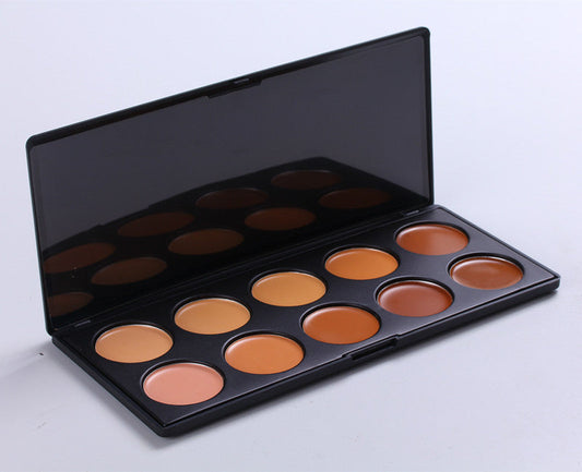 Private label make up pressed concealer powder palette custom logo with low MOQ baby magazin 