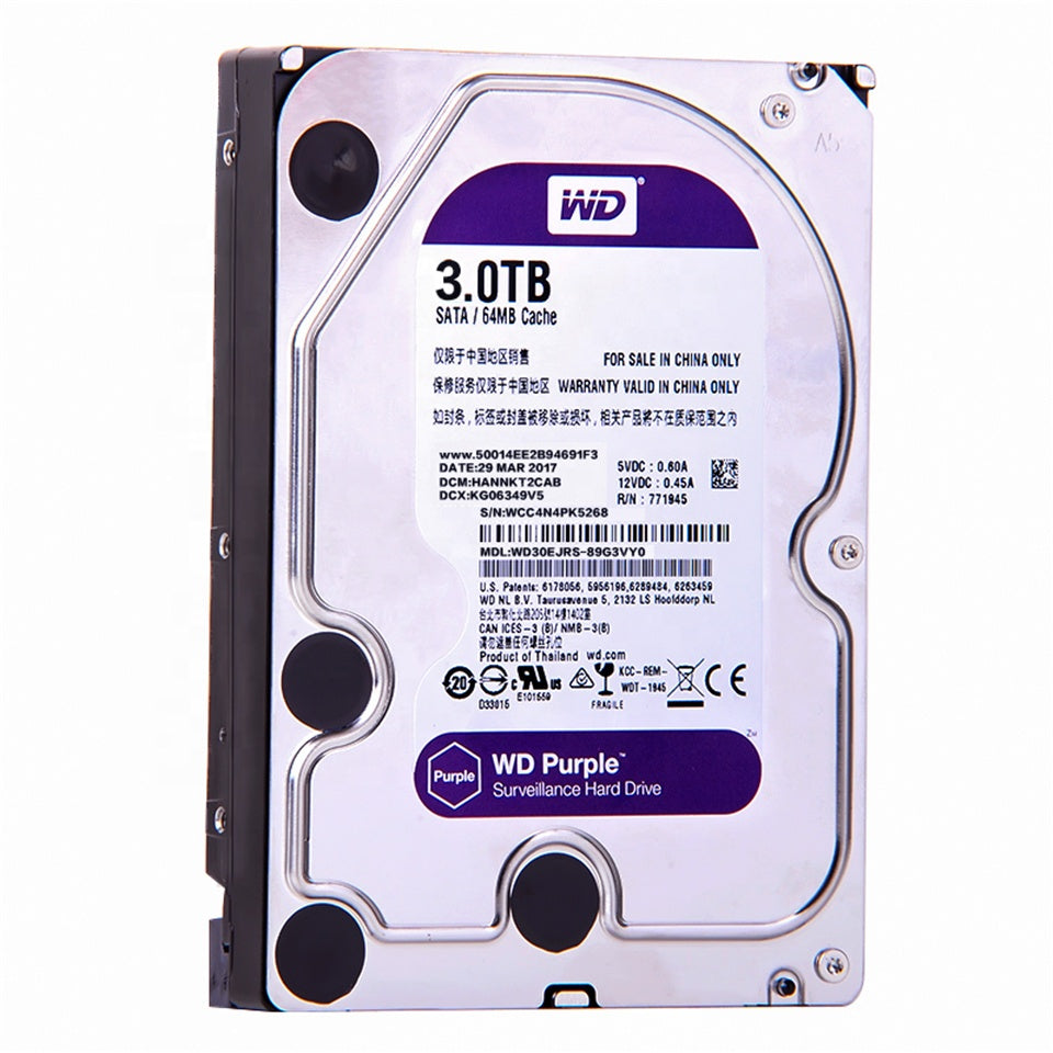 Purple  Surveillance Internal Hard Drive Disk 3.5" SATA  HDD HD Hard disk for CCTV DVR NVR baby magazin 