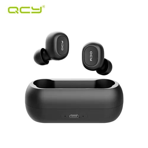 QCY T1C True Wireless Smart Earbud  5.0 Headphone HiFi Headset Earphones wireless gaming headset  wireless gaming headphones baby magazin 