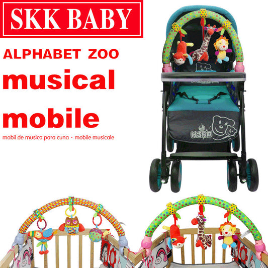 SKKBABY baby baby music cart Club newborn multi-function bed bell pendant toy baby magazin 