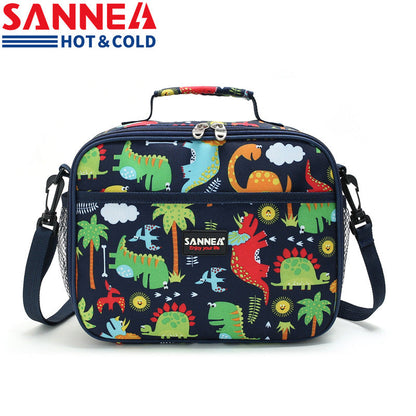 Sanne insulation bag children's lunch bag hand cards for lunch box preservation, cold ice bag thick meal bag baby magazin 