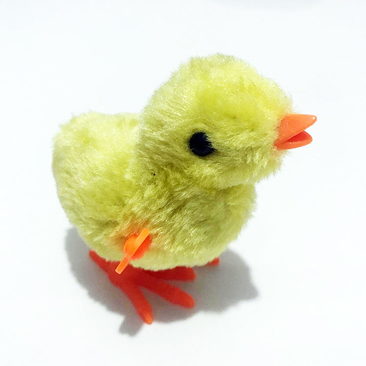 Send chicken yellow chicks on chain plush chicken hair strip toy stalls children toys wholesale baby magazin 