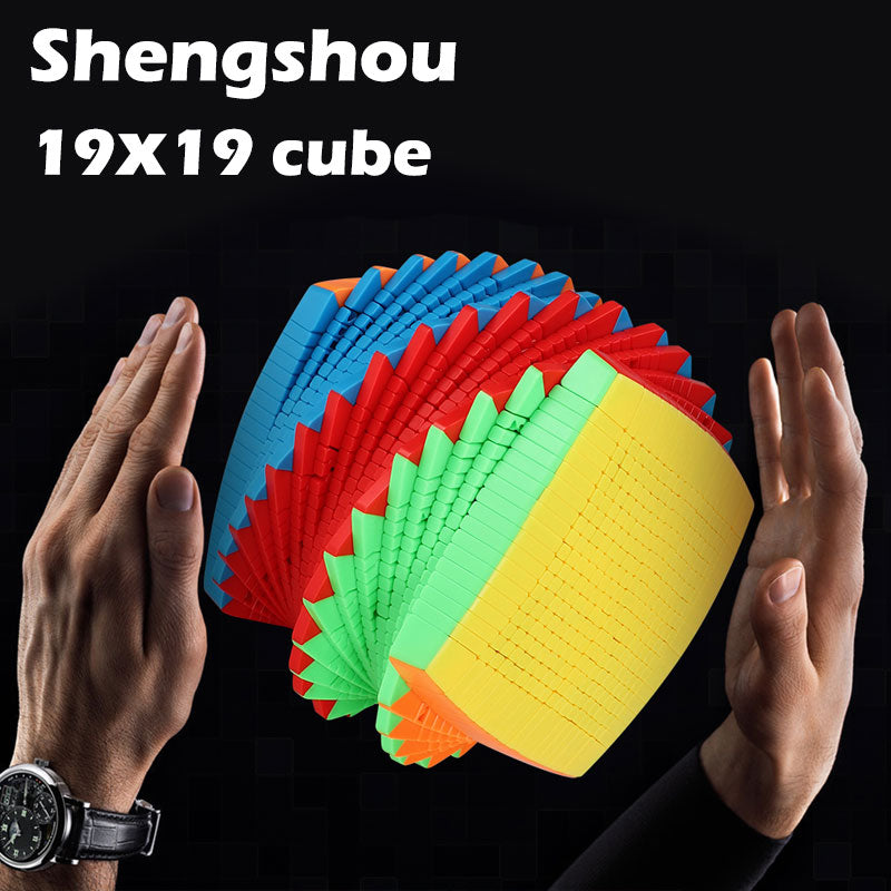 Sengso Shengshou 19x19x19 Cubo Magico Puzzle Game Professional 19 Layers Cube With Gift Box Toys For Kids  Big Cube In Stock baby magazin 