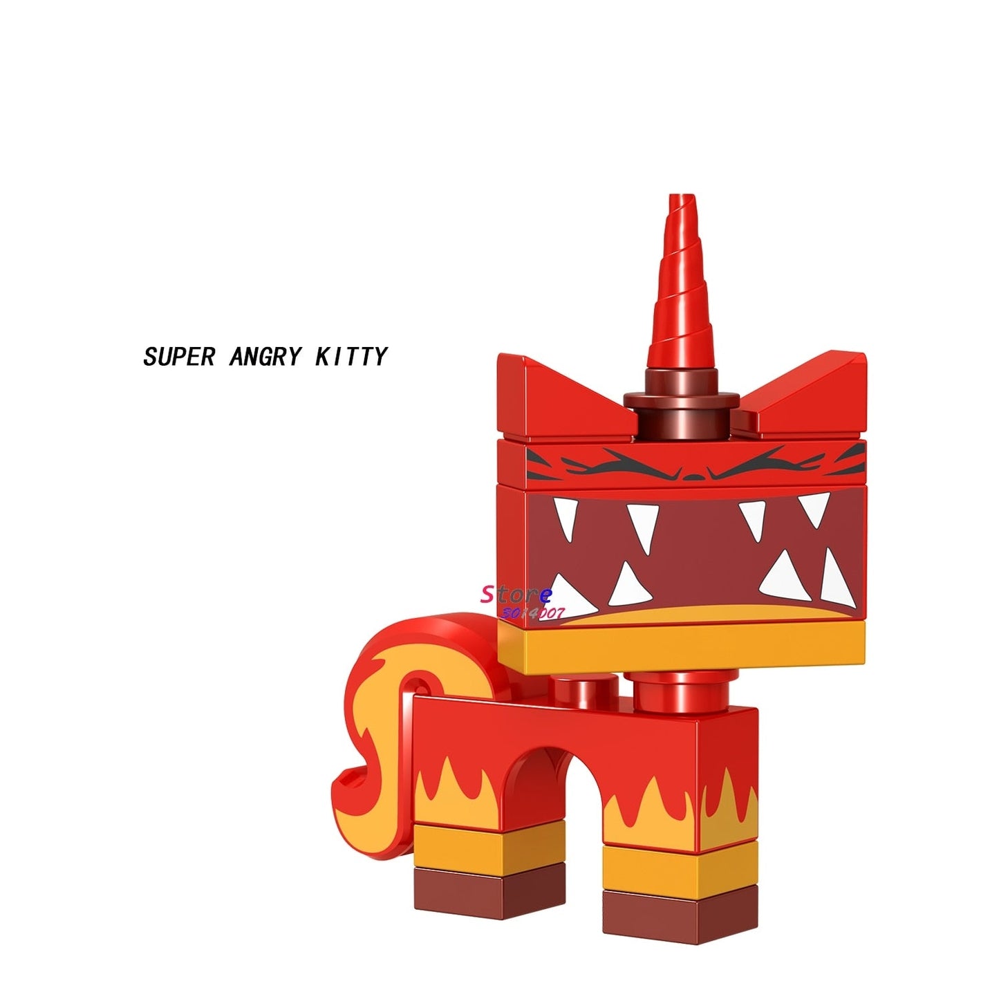 Single Building Blocks Cartoon Movie  Bricks Unikitty Super Angry Astro Queasy Biznis Unicorn Kitty toys for children baby magazin 
