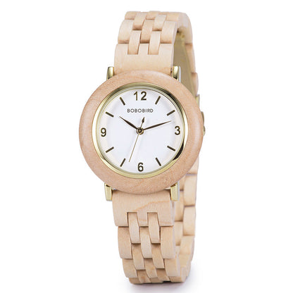 Stylish And Simple Temperament Wooden Watch baby magazin 