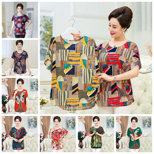 Summer new middle-aged mother dress female baby magazin 