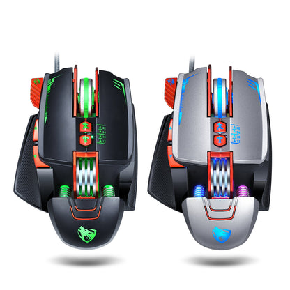 T wolf V9 Gaming Mouse Programmable 8 Buttons 6400DPI RGB Wired Mouse baby magazin 